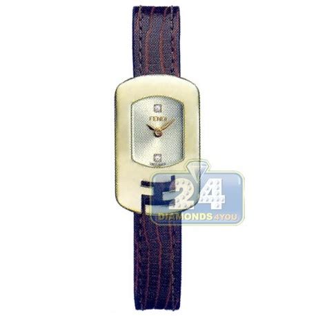 Fendi Chameleon Small Brown Womens Watch F300425021D1